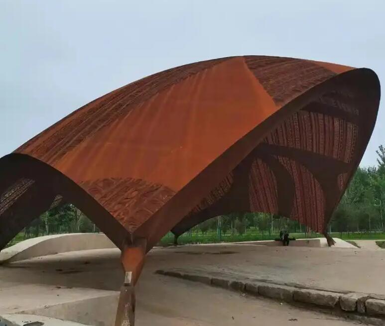 贵港耐候钢幕墙案例